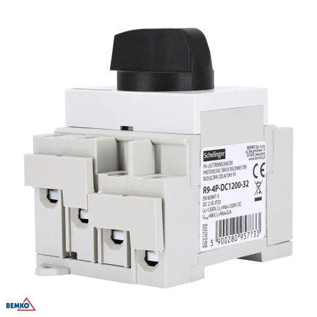 PV-Hauptlasttrennschalter 4-polig 1200V IP20 32A Schelinger