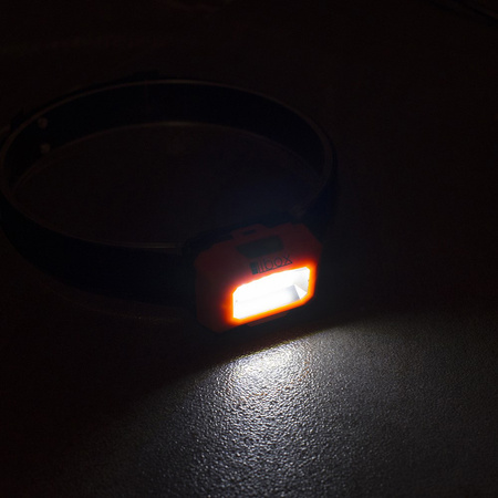 COB LED Akku-Stirnlampe 3W 250lm 3x AAA LEISTUNGSFÄHIGE Lampe LB0196 LIBOX