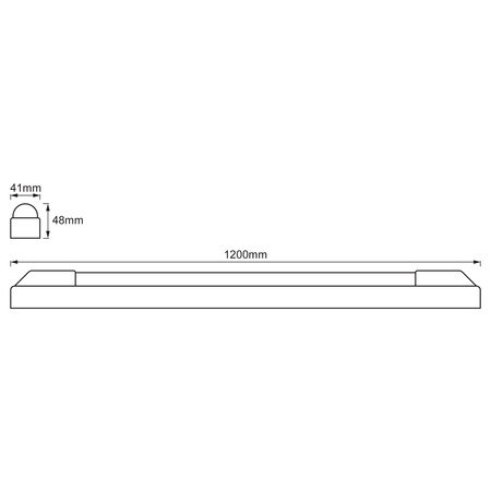 LED Linienlampe 25W 2600lm 3000K warm 120cm POWER BATTEN LEDVANCE