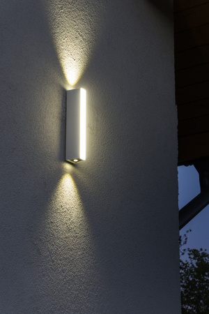 Außengarten-Fassadenlampe LED Zinn M1401 DG 700lm 4000K Neutral Su-Ma