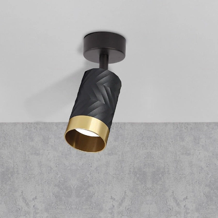 GU10 Schwarzgold ARRAS Sanico Goldlux Wand- und Deckenstrahler