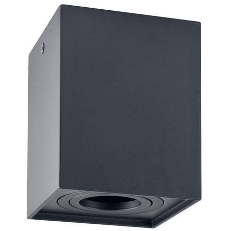 Deckenanbauleuchte Hadar Q1 1xGU10 beweglich quadratisch schwarz