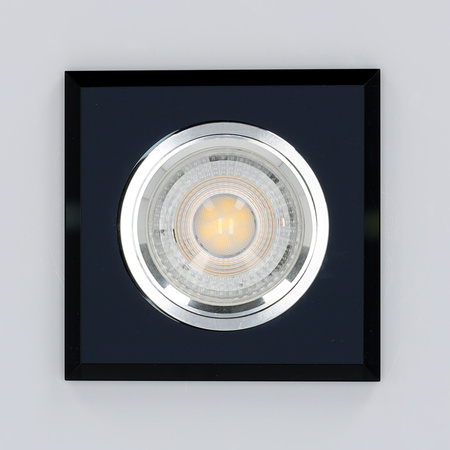 Flush Mount GU10 Halogen Einbaustrahler Mesh Schwarz Quadratisch Kobi