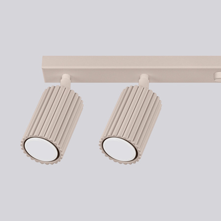 Reflektor-Deckenleuchte 6x GU10 Aluminium Taupe Carbon Deep Space SL.1766 Sollux