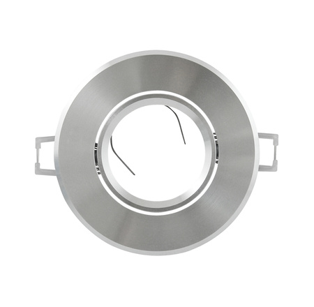 Bewegliche runde Deckenleuchte WEST OPAL Silber glänzend GOLDLUX (Polux)