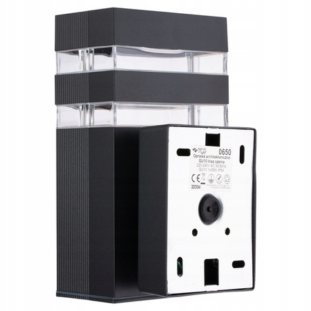 Fassade Wandleuchte INEZ Dunkelgrau GU10 ALUMINIUM IP54