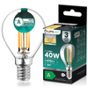 LED-Lampe E14 Kugel P45 2,2W 470lm = 40W 2700K warmweiß 360° Filament Energieklasse A LUMILED