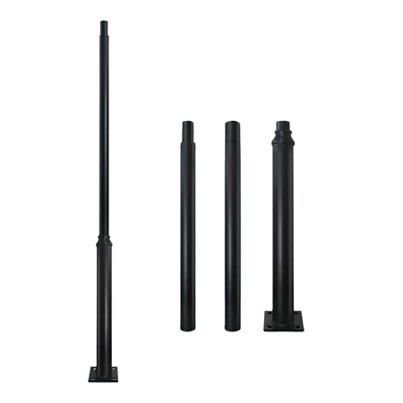 Beleuchtungsmast Klappmast für Straßenlampen Laternen 3m fi60 REVISIONARY