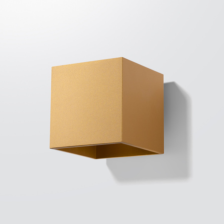 Wandleuchte QUAD 1 G9 Gold Minimalistisch SOLLUX