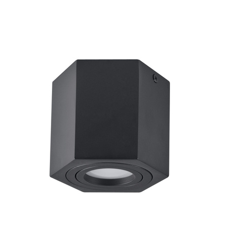 Sechseckige GU10 LED bewegliche SPOT-Deckenleuchte für die Deckenmontage in Schwarz