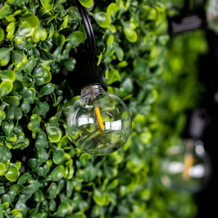 Solar Garten Girlande 20x LED Zierkugeln 10,55m 2700K Warm + Fernbedienung CALLIS2 LUMILED