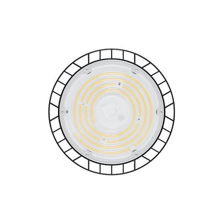 Industrial High Bay 100W 15000lm 5000 Cold 90° Dimmbar Schwarz IP65 Masterled LED Lampe