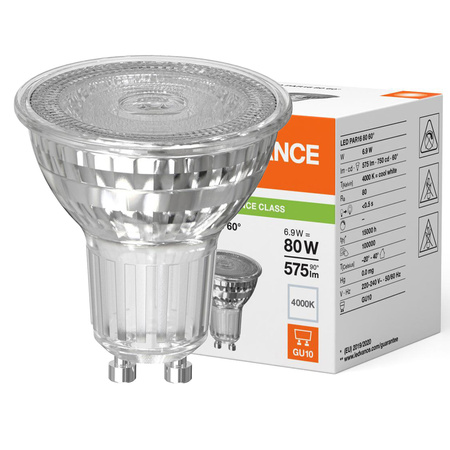 LED-Reflektor-Glühbirne GU10 PAR16 6.9W = 80W 575lm 4000K Neutral 60° Ledvance