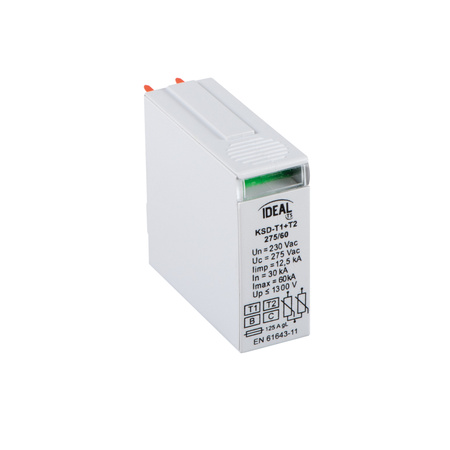 Überspannungs-Ableiter KSD-T1+T2 Sicherung KANLUX