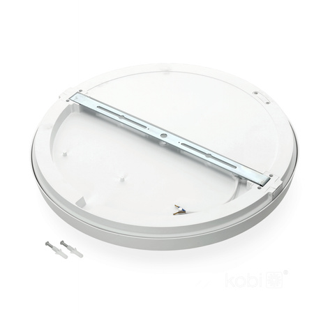 LED Bad Decke Plafond Aufputz 36W 3780lm 4000K 120° Weiß IP65 Nairos Kobi