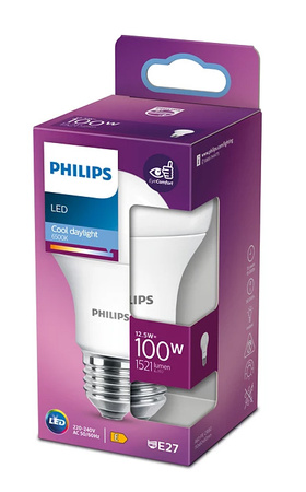 LED Lampe E27 12.5W = 100W 1521lm 6500K kalt PHILIPS
