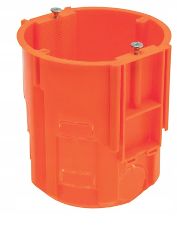 Doppeltiefe Elektro-Einbaudose 1x60 mit PAWBOL-Schrauben