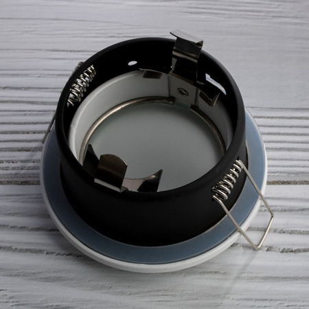 HALOGEN Einbaustrahler IP44, Deckenstrahler Badezimmer Weiß AQUS + LED GU10 5W Neutral LUMILED