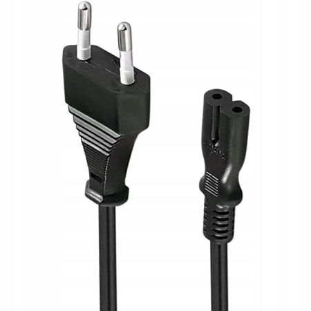 Netzkabel 3m Kabel für Radio TV Netzadapter CEE 7/16 - IEC 320 C7 230V VAYOX