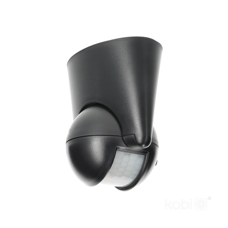PIR-Bewegungsmelder und Dämmerungsmelder LX39 180ST BLACK KOBI