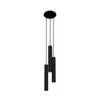 EYE Deckenleuchte 8917 Nowodvorski Schwarz 3xGU10 Pendelleuchte Stahl Minimalistisch