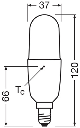 E14 LED Leuchtmittel 9W = 75W 1050lm 6500K Kalt 200° OSRAM STAR STICK