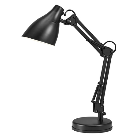 Tischlampe Schreibtisch Stand Einstellbar E27 Schwarz USB-C Büro Linie Ledvance