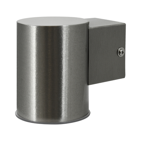 Wandleuchte LED-Außenfassadenleuchte 6.5W 450lm 4000K Neutral 140° Silber IP44 Nivero Sanico Goldlux