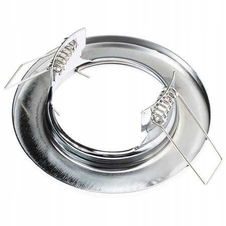 Einbaustrahler GU10, MR16 Einbauspot HALOGEN Runde Fest Chrom Blech ARDALI LUMILED