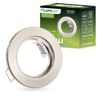 Einbaustrahler GU10, MR16 Einbauspot HALOGEN Runde Fest Satin Blech ARDALI LUMILED