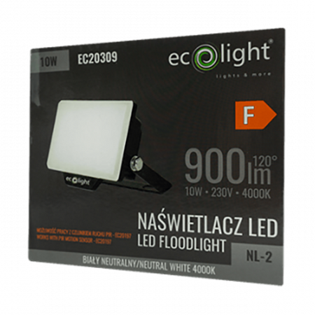 LED Fluter Halogen 10W 4000K 900lm IP65 Ecolight