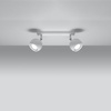 OCULARE Deckenleuchte 2xGU10 Reflektor Halogen Leuchte Beweglich 30cm Weiß SOLLUX