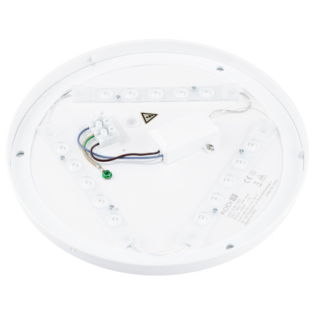 LED-Deckenleuchte Deckenaufbauleuchten Bad Aufbaulampe 18W 4000K IP44 ZOE Schwarz 30cm