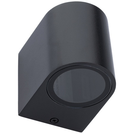 Wandleuchte Außen GU10, Garten-Wandleuchte Schwarz ALLIUM LUMILED