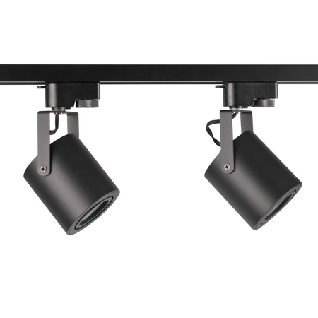 GU10 Sammelschienenleuchte Schwarz für Sammelschiene Minor POLUX