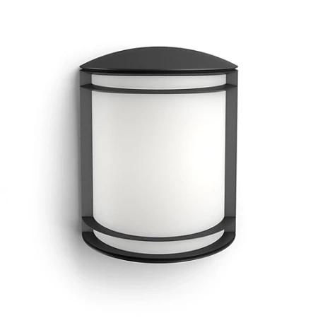 LED Gartenleuchte Wandleuchte ANTELOPE myGarden 6W 4000K IP44 Schwarz PHILIPS