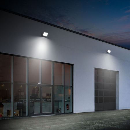 LED-Flutlicht 100W 9500lm 5000K Cold Black mit Milchglasschirm Videx