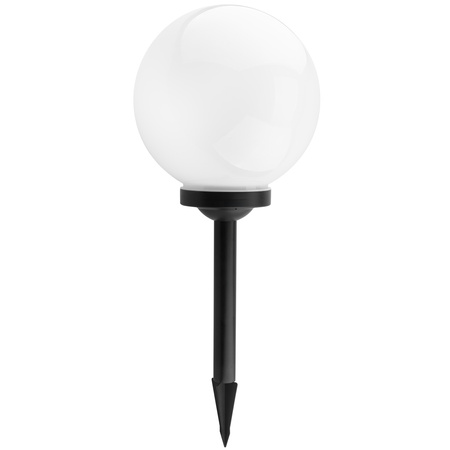 Solar-LED-Lampe, Solar Gartenleuchte IP44 6500K 25cm Kugelleuchte Weiße ATRIS LUMILED