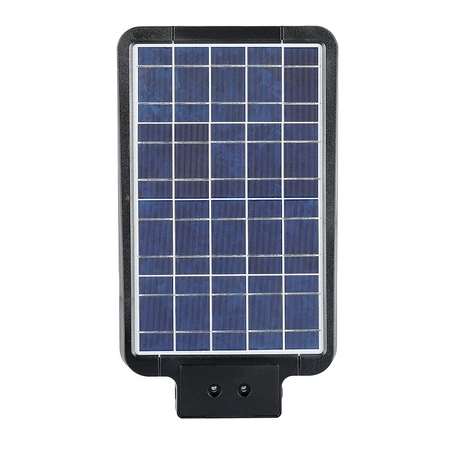 Solar-Straßenlaterne LED 15W 6000K mit Bewegungssensor Schwarz IP65 VT-ST15 V-TAC