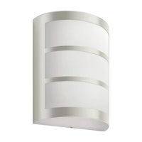 PYTHON 3.8W 2700K warm IP44 Silber PHILIPS Garten LED Wandlampe