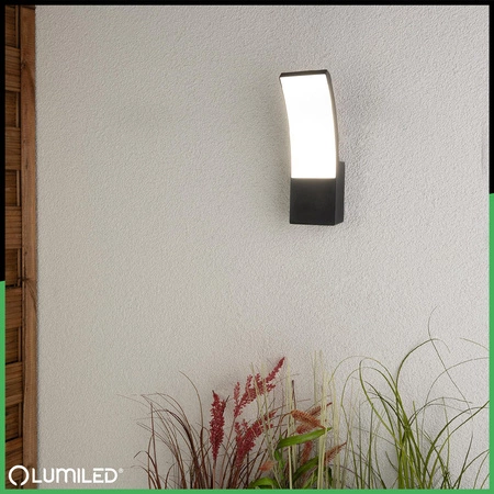 Wandleuchte Außen, Garten-Wandleuchte 12W 4000K AGOS LUMILED