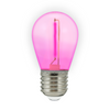 LED Birne E27 FILAMENT 0,3W Rosa für PARTY GOLDLUxGirland (Polux) 2 SET.