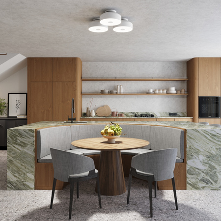 LED Plafond Deckenleuchte 4x E27 Weiß OMIQ Crimson SL.1677 Sollux