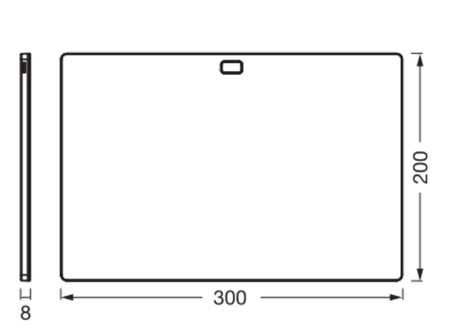 Unterschrank Ledvance LED Möbel Slat Lampe mit Bewegungssensor rahmenlos 7.5W 450lm CCT Dimmbar Schwarz 30x20cm Unterschrank Ledvance