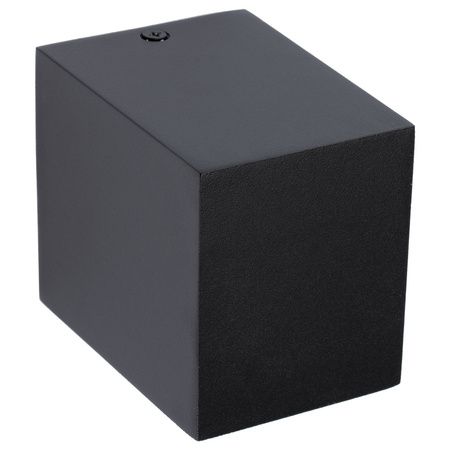 Wandleuchte Außen GU10, Garten-Wandleuchte Schwarz Quadratisch ALLIUM LUMILED