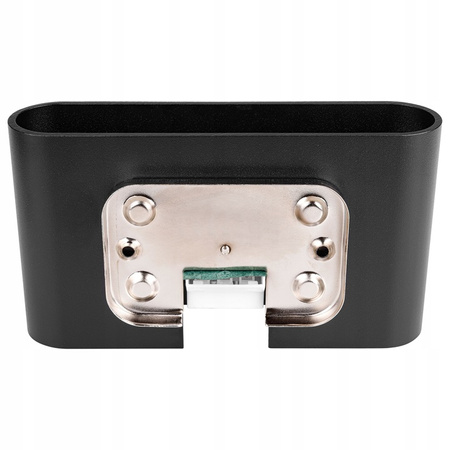 Wandsteckdose Aufbaulampe 2x G9 Schwarz Lisa Schwarz Masterled