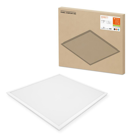 LED-Panel-Deckenleuchte 33W 4320lm 6500K Kalt Dimmbar Anbau Weiß 60x60cm Komfort Ledvance