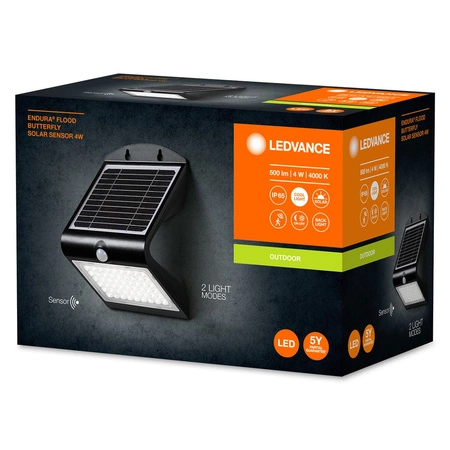LED-Gartenleuchte Solar-Wandleuchte 4W ENDURA Flood Butterfly LEDVANCE