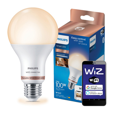 LED-Lampe E27 A67 13W = 100W 1521lm 2700-6500K SMART WiFi Philips WiZ