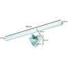 REGULUS Chrom LED Wandleuchte 12W Wandleuchte 60cm Modern ProVero